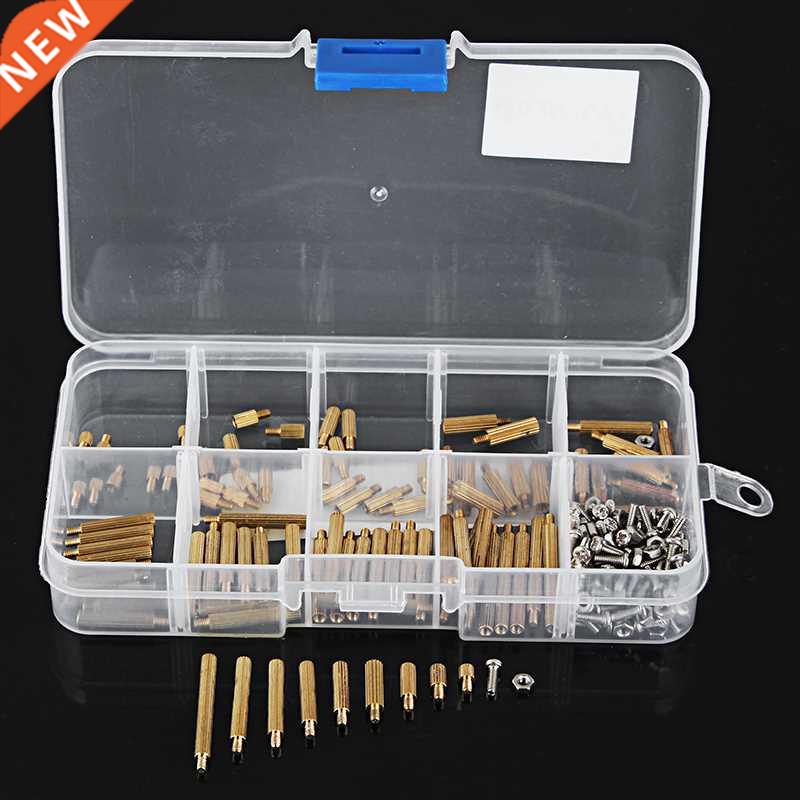 270pcs M3 3-25mm Mle-Femle Brss Round Thred Column Stnd