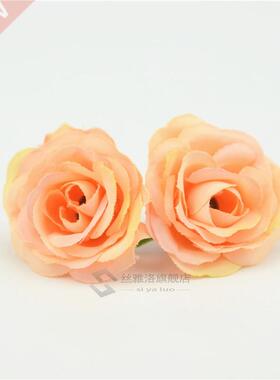 50pcs 2.5cm Mini Rose Cloth Artificial Flower Wedding Party