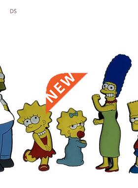 5pcs/set the 3D Simpsons Fridge Magnet Set Cute Homer Simp