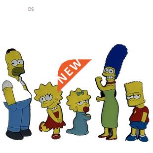 5pcs/set the 3D Simpsons Fridge Magnet Set Cute Homer Simp