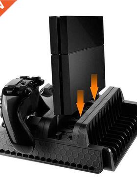 USB Vertical Chargers Stand with Cooling Fan Dual Controller