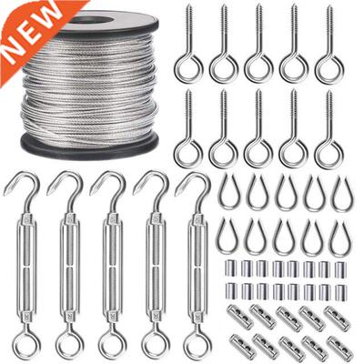 Garden Wire/Picture Wire/Wire Trellis Kit,30M Heavy Duty Sta