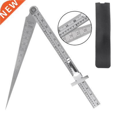 Stainless Steel Taper Welding Feeler Gauge Gage Depth Ruler