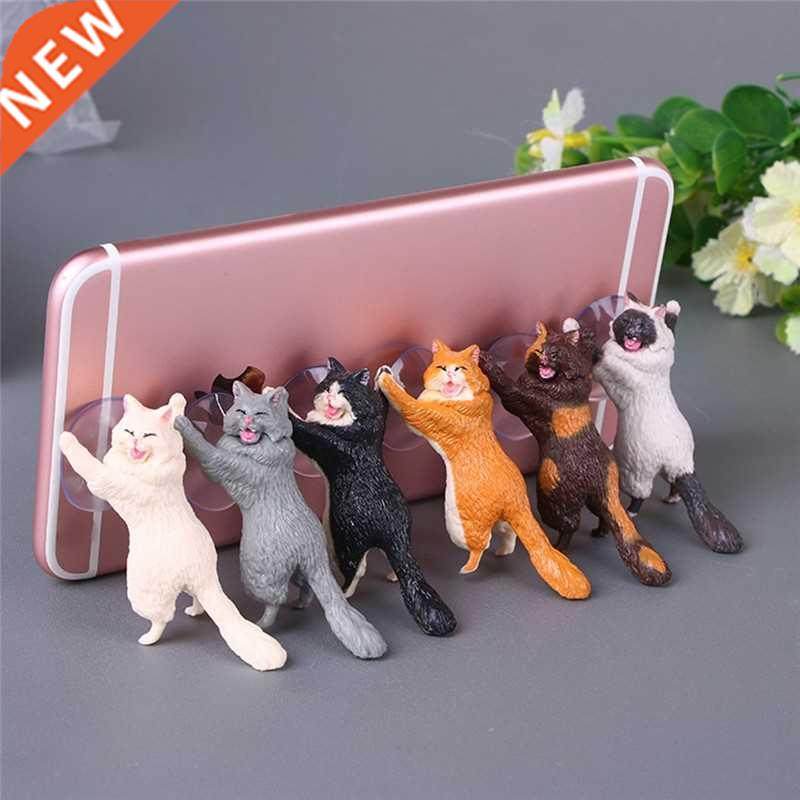 1pc  Figurine Miniature  Sucker Design Phone Holder mi
