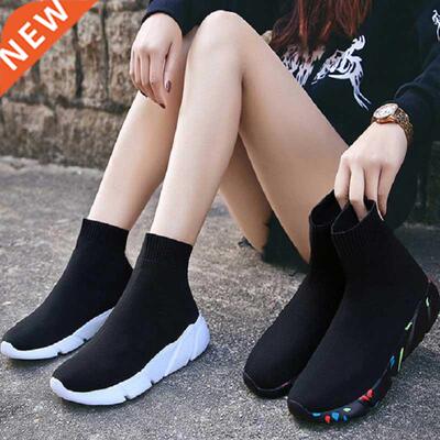 Sneakers For Women Vulcanized Shoes Female Socks Shoes Train