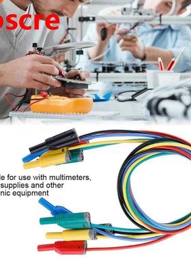 5pcs/Lot P1050-1 Durable 4mm Banana Plug Cable Safety Soft S