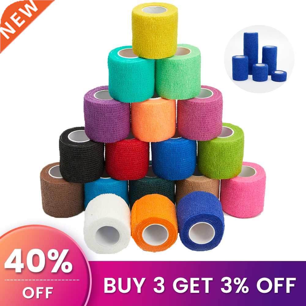 4.5M Colorful Elastic Sport Bandage Self Adhesive Bandage Fo