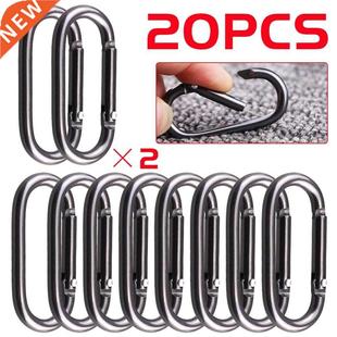 Oval 20pcs Hanging Buckle Smal Carabiner