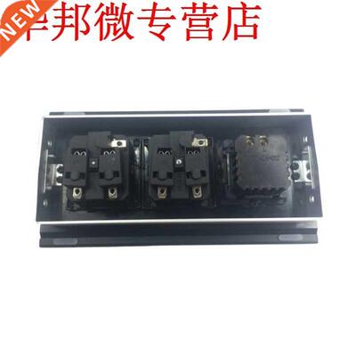 Metal Plate Slide Pattern Hidden 2 Power EU Socket Dual USB