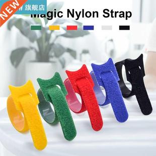 Cable Reusabl Tie Cord Organizer Bike Colorful 20cm