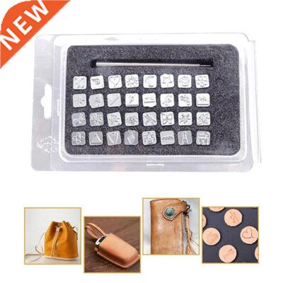 Indian Style Stainless Steel Punch Letters Stamp Set Leather