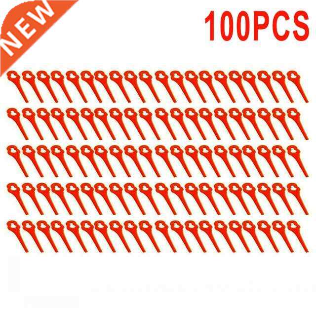 20/100pcs Grass Trimmer Blades Brush Cutter Straight Plastic