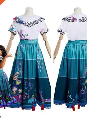 Mirabel Cosplay Costume Dress Outfits Halloween Carnival Sui