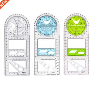 Multifunctional Geometric Ruler Geometric Drawing Measuremen