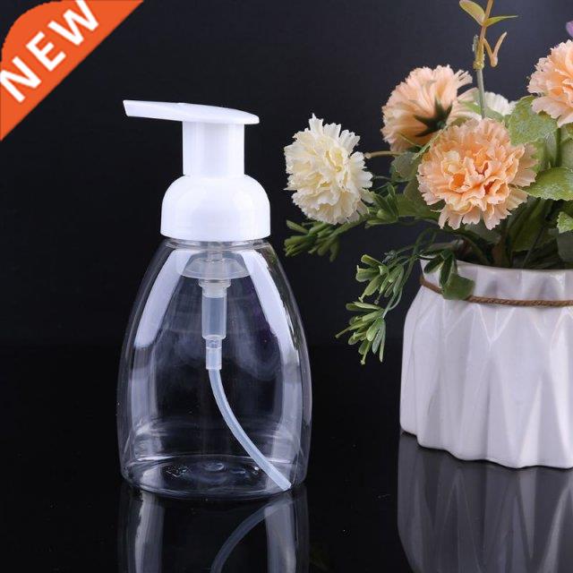 2pcs 250ml Clear Foaming Bottle Bubble Refillable Soap Sanit