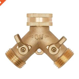 Brass Water Connector Y Shaped Watering Quick Connectors Pip
