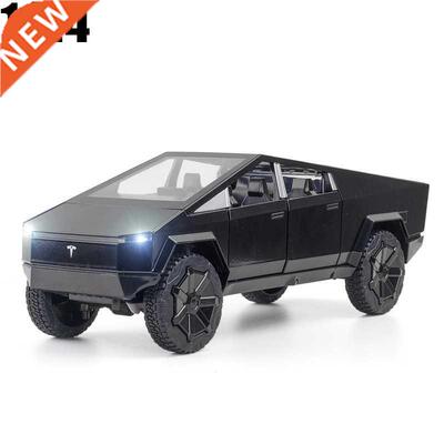 1/24 Tesla Cybertruck Pickup SUV Alloy Car Model Diecast Met