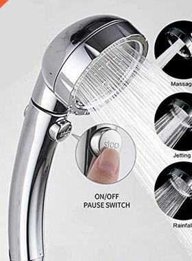High Pressure Handheld Shower Head with ON/Off Pause Switch