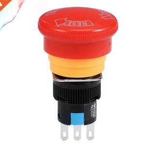 Latching Emergency Stop 16mm Button Hole Push Switc Mounting