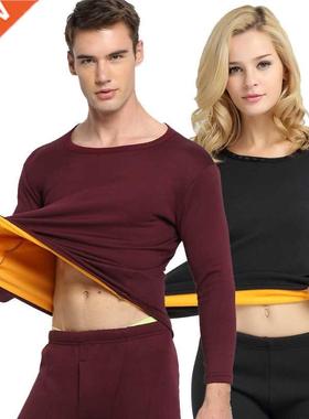 Thermal Underwear men Winter Women Long Johns sets fleece ke
