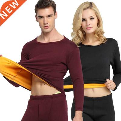 Thermal Underwear men Winter Women Long Johns sets fleece ke