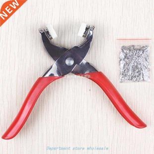 Metal Prong Fasteners Crafts Pres Ring Tool DIY 6inch Pliers