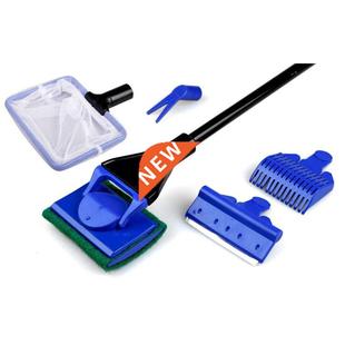 Gravel Algae Aquarium Set Fish Clean Cleaner Rake Net