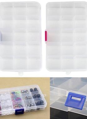 15 Grids Adjustable Jewelry Box Rings Earrings Necklaces Ma