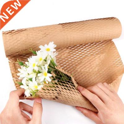 Kraft Wrapping Paper Honeycomb Cushioning Wrap Roll  Deco