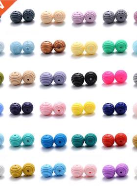 10Pcs/Lot 15mm Baby Silicone Beads Teethers for 4-6 Months S