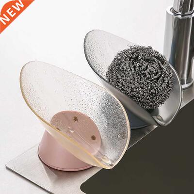 Creative Soap Dishes Plastic Leaf Drain Soap Holder Box Anti