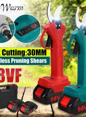 98VF Cordless Pruner Electric Pruning Shear With 9000mAh Lit