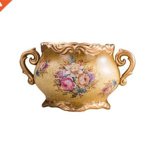 European Style Ceramic Vase Arrangement Container for Tablet