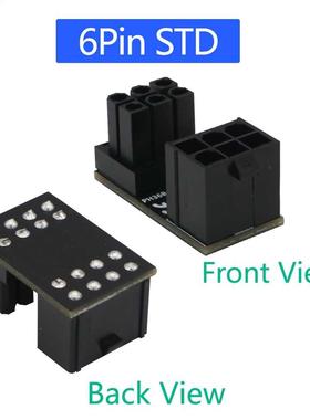 2x 180 Degree ngled Connector Desktops Grphics Crd TX 6