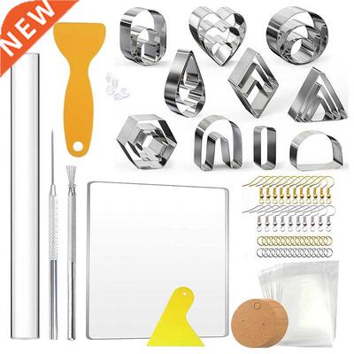 130Pcs Polymer Clay Cutters Polymer Clay Tool Kit 10 Shapes