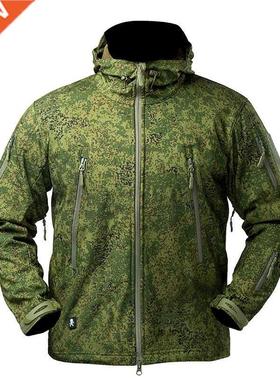 Men's Tactical Military Jacket Camouflage Army Combat Hoodie