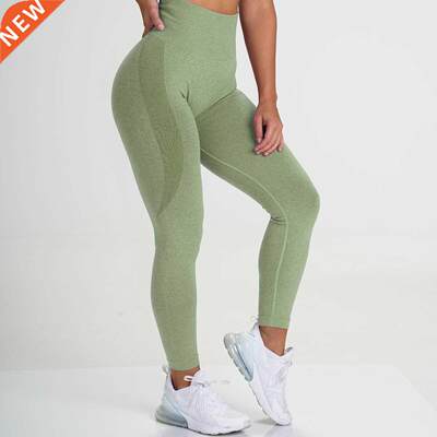 Sport Seamless Booty Leggings Women Pink Elastic High Waist