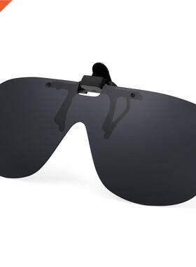 Polarized Clip On Sunglasses Fashion Round Woen en Filp up