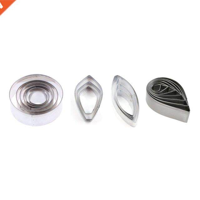 20Pcs Stainless Steel Drop Round Clay Cutter Designer  Ce