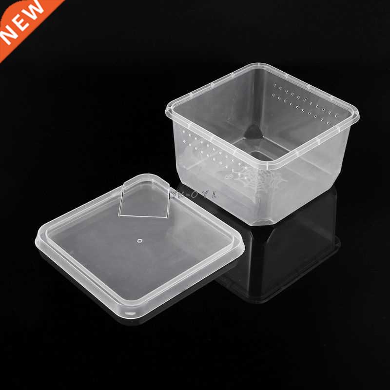 Reptile Terrarium Feeder Breeding Box Tortoise Spider Lizard