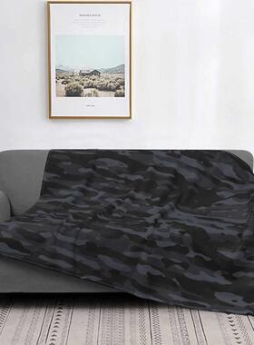 Night Camouflage Pattern Blanket Camo Military Winter Warm B