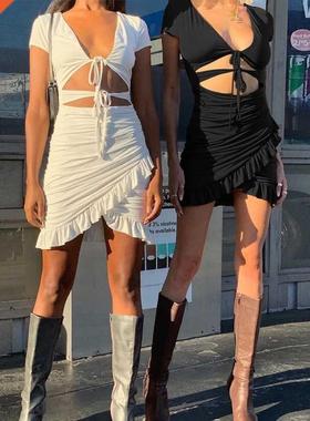 Dress black dresses Women Sundress Beach summer clothes