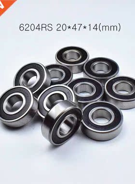 1pcs 6204RS 20*47*14(mm) free shipping chrome steel rubber