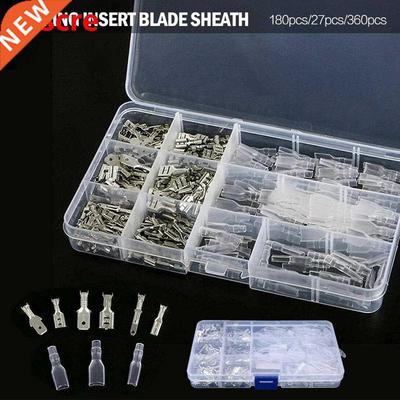 180/270/360pcs 2.8/4.8/6.3mm Crimp Terminals Insulated Seal