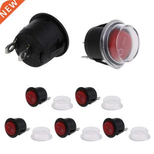 Pin Swi Toggle Dot Pcs Car OFF Rocker SPST Boat Round