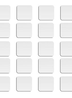 20 Pcs Sublimation Magnet Blanks Fridge Magnets, Square Subl