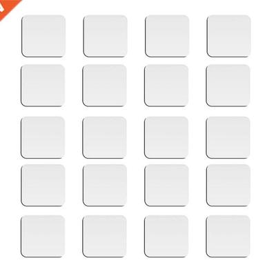 20 Pcs Sublimation Magnet Blanks Fridge Magnets, Square Subl