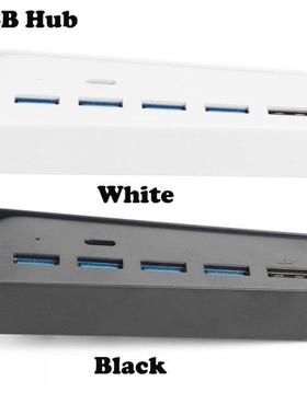 For PS5 6 in 1 USB Hub USB Splitter Expander Hub Adapter wit