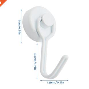 Metal Hanging Hooks 4 Pieces Magnetic Wreath Hangers Rotated