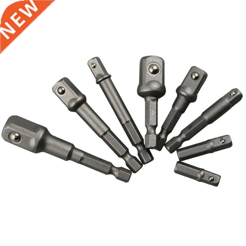 8 Pcs Hex Shank Drive Power Drill Socket Extension Bit Adapt
